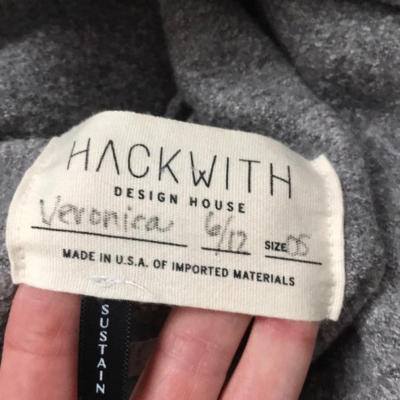 Hackwith Design House tie-front wool sweater - Picture 2 of 2